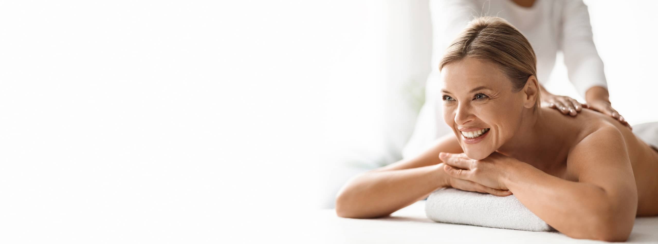 woman getting a massage